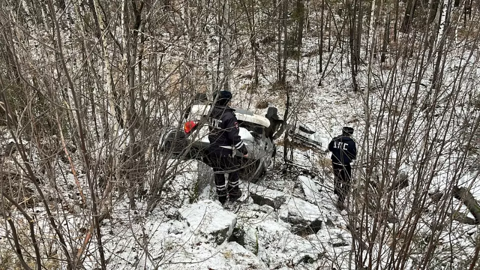 Водитель и его дочь пострадали в результате опрокидывания авто под Екатеринбургом