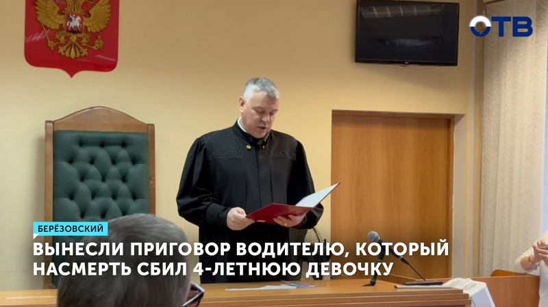 Водитель, сбивший насмерть девочку в Берёзовском, получил 2,5 года принудительных работ