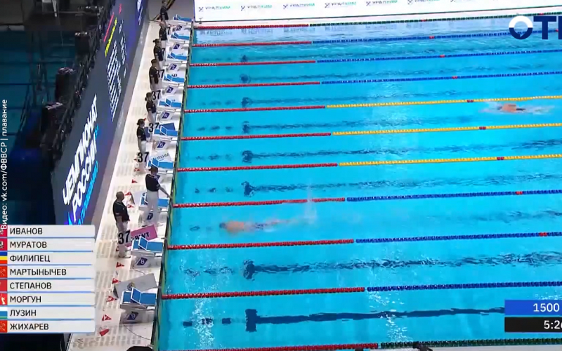 Савелий Лузин – золото и серебро на Чемпионате России по плаванию