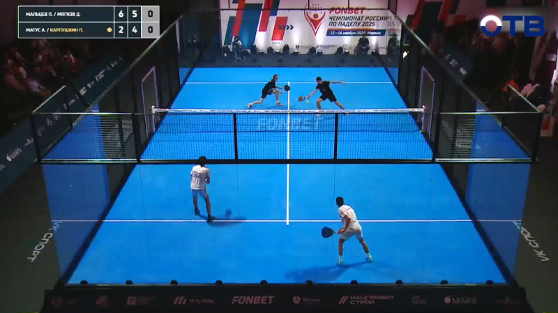 Мягков и Мальцев выиграли чемпионат России по паделу