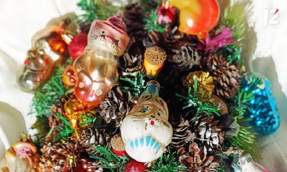 Винтажные советские ёлочные игрушки продают за миллионы рублей