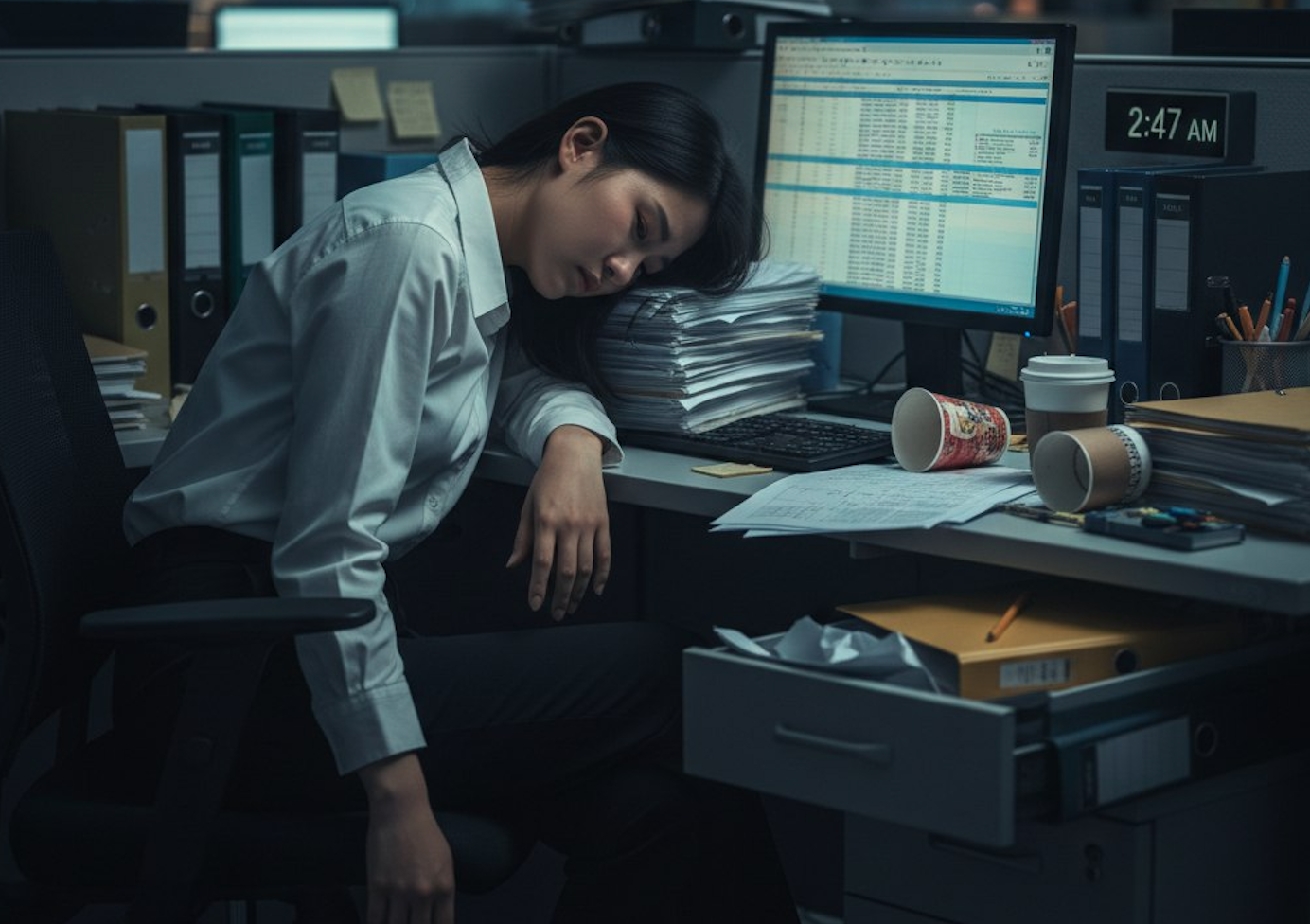 Работа «на пределе»: почему офисные сотрудники в России выгорают чаще других