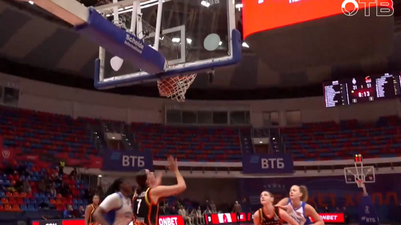 Баскетбольная команда УГМК в первом четвертьфинале Кубка России играла на выезде с московским «Динамо»