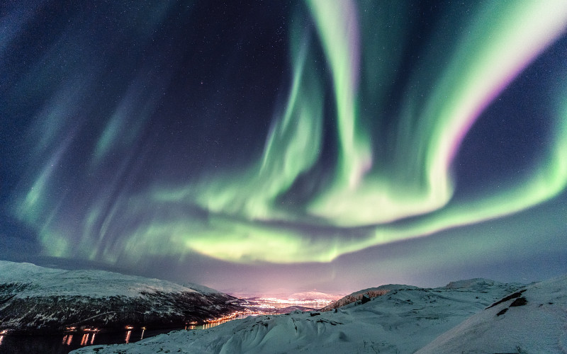 Уральцы смогут увидеть полярное сияние 9 и 10 декабря
