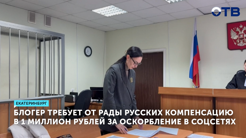 Блогер Брекотин просит 1 млн рублей за клевету от Рады Русских