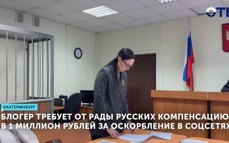 Блогер Брекотин просит 1 млн рублей за клевету от Рады Русских