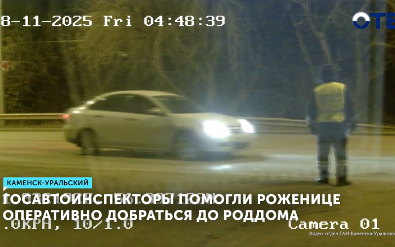 Госавтоинспекторы помогли роженице оперативно добраться до роддома