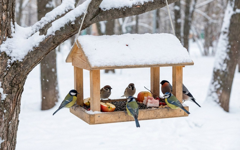 Чем нельзя кормить птиц зимой и почему хлеб — плохая идея: советы орнитолога