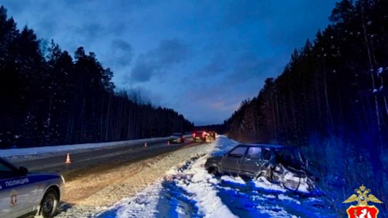 «Вылетел на встречку из-за снега»: под Нижним Тагилом погибла пенсионерка в лобовом ДТП