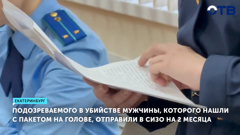 Подозреваемого в убийстве мужчины, которого нашли с пакетом на голове, отправили в СИЗО на 2 месяца