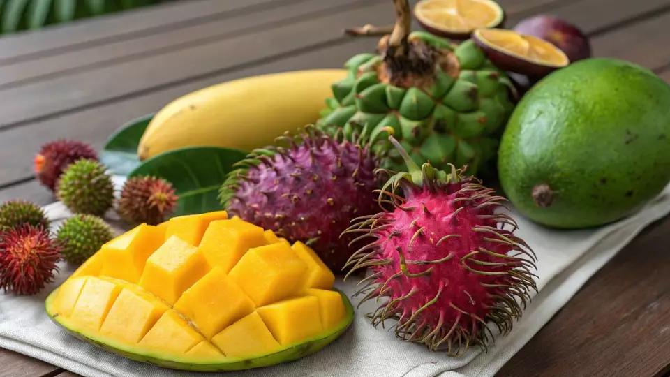 Жительница Мужей вырастила в домашних условиях экзотические фрукты