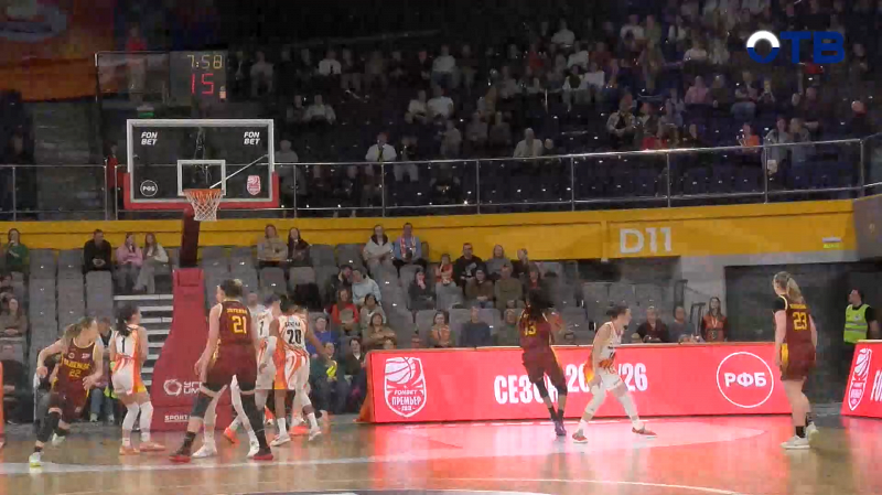 Баскетболистки УГМК обыграли «Надежду» в домашнем матче Премьер-лиги