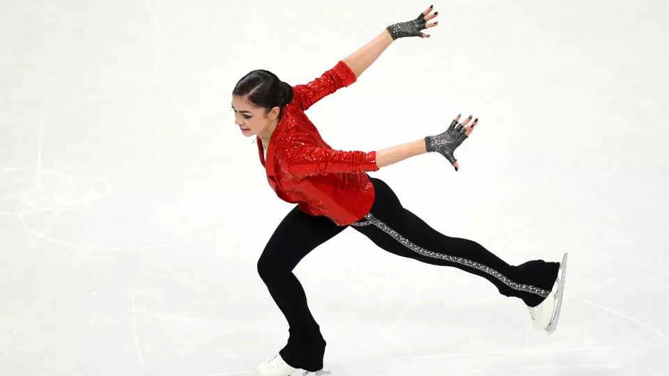Когда Аделия Петросян выходит на лёд в произвольной программе на Олимпиаде-2026
