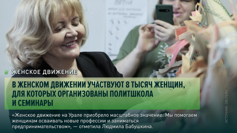 Людмила Бабушкина представила опыт развития женского движения на полях форума «Есть результат!» в Екатеринбурге