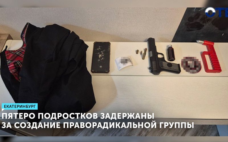 Пятеро подростков задержаны за создание праворадикальной группы