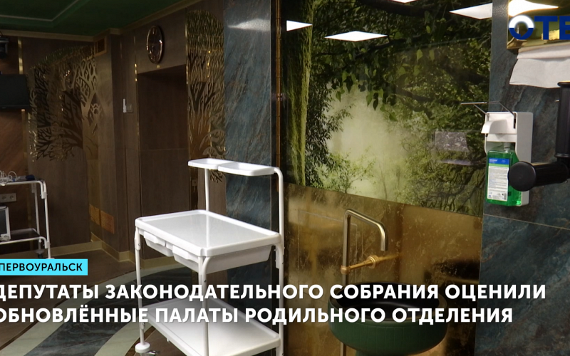 Депутаты Законодательного собрания оценили обновлённые палаты родильного отделения