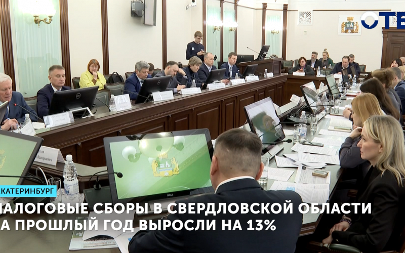 Налоговые сборы в Свердловской области за прошлый год выросли на 13%