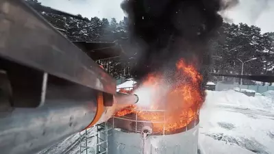 Пожарный дрон успешно потушил резервуар с горючим под Екатеринбургом