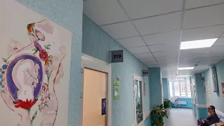 Душа в каждом стежке и штрихе: акушерки украсили женскую консультацию своими картинами