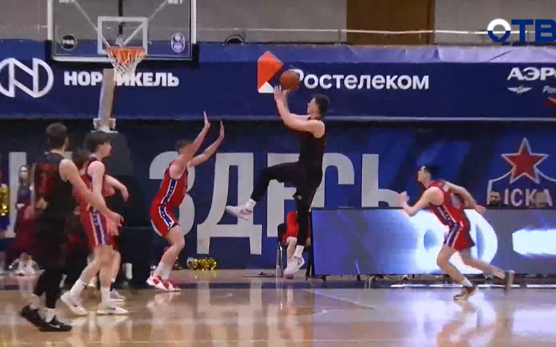 Команда из Ревды «Темп-СУМЗ» в рамках баскетбольной Суперлиги сыграла в Москве со второй командой ЦСКА