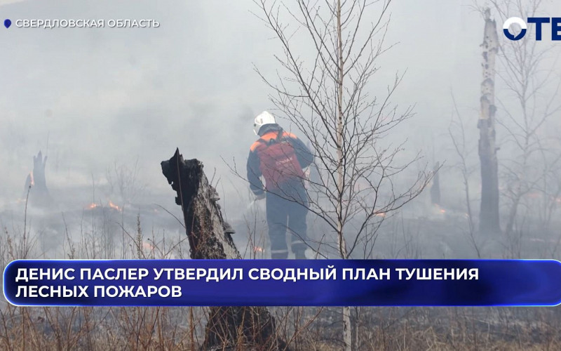 Утвердили сводный план тушения лесных пожаров в Свердловской области