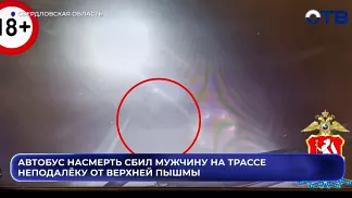 Автобус насмерть сбил мужчину на трассе неподалёку от Верхней Пышмы