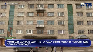 Жильцы дома в центре города вынуждены искать, где справить нужду
