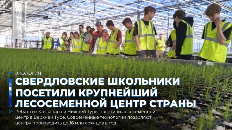 Свердловские школьники посетили крупнейший лесосеменной центр страны