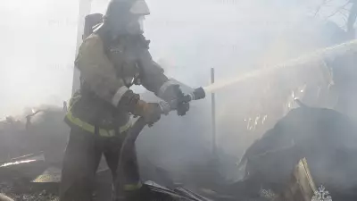 В Каменском районе сгорел частный дом, баня и гараж