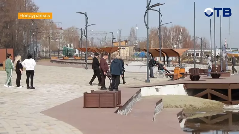 Городской пляж Новоуральска преобразился