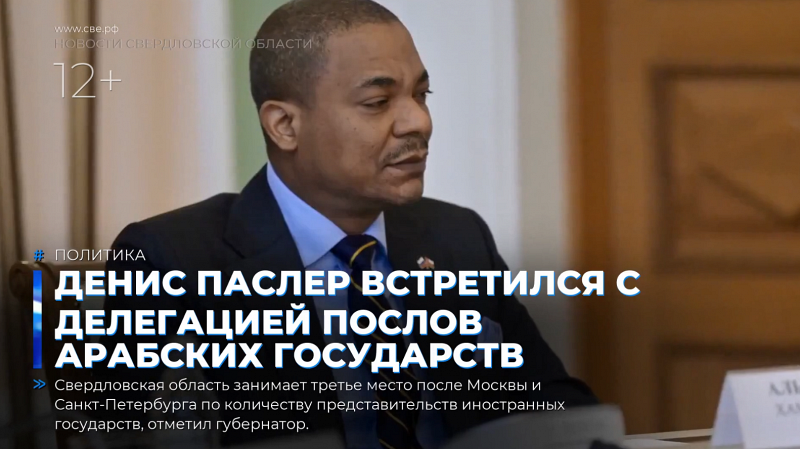 Денис Паслер встретился с делегацией послов арабских государств