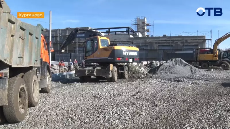 В селе Курганово близится к завершению строительство пожарного депо