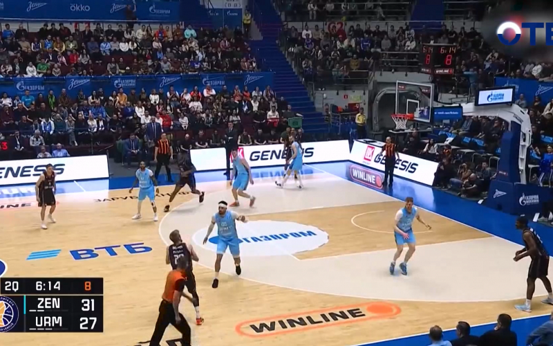 «Уралмаш» уступил «Зениту» во втором четвертьфинальном матче Единой Лиги ВТБ