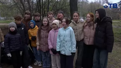 «Верный отличник» превратил субботник в парке Блюхера в праздник для школьников