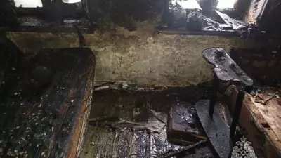 Семья из 5 человек погибла при пожаре в частном доме в Ленском