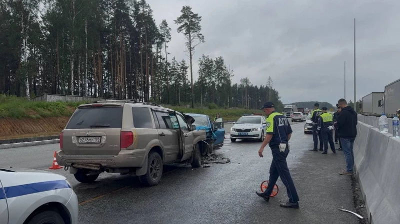 Ребенок пострадал из-за выезда авто на встречку на ЕКАД