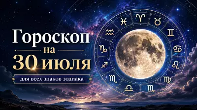 Гороскоп на 30 июля 2026 года для всех знаков зодиака