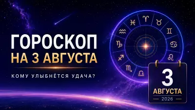 Гороскоп на 3 августа 2026 года: кому улыбнется удача в начале недели