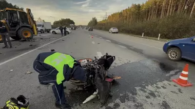 Мотоциклист погиб в ДТП на Режевском тракте