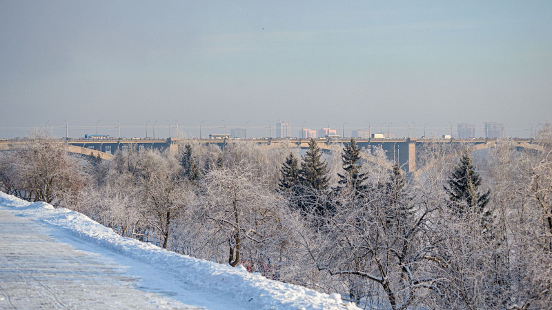 Югорчанин пробежал 50 км в мороз -50°C