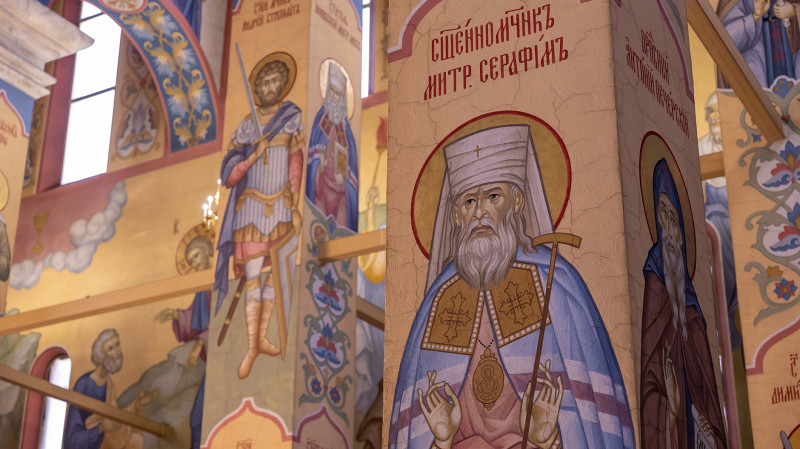 В Челябинске в храме восстановили росписи учеников Васнецова