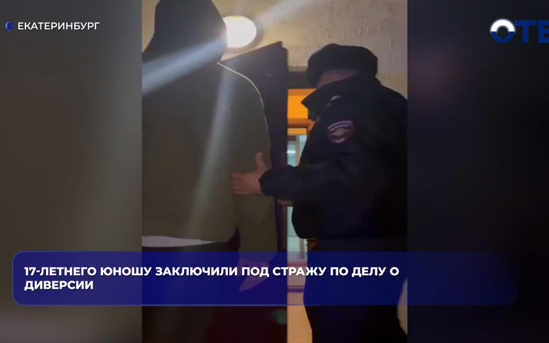 17-летнего юношу заключили под стражу по делу о диверсии