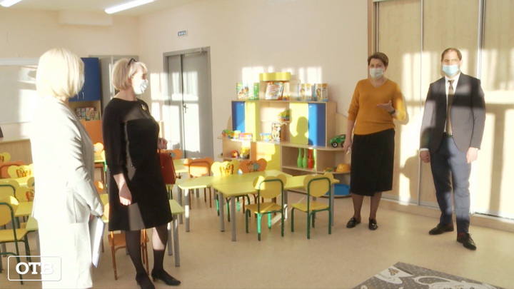 В Екатеринбурге после капремонта открыли детский сад «Родничок»