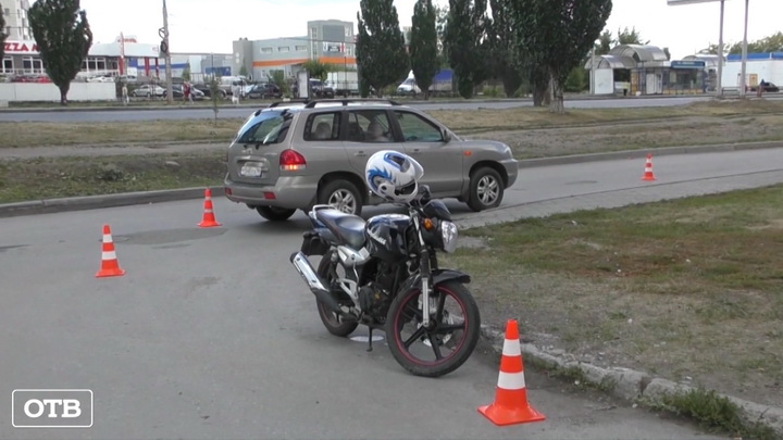 В Каменске-Уральском произошло ДТП с участием несовершеннолетнего мотоциклиста