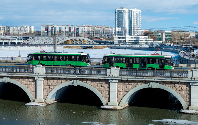 10 новых низкопольных трамваев появились на дорогах Челябинска