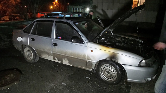 В Екатеринбурге на одной улице за ночь горели три автомобиля