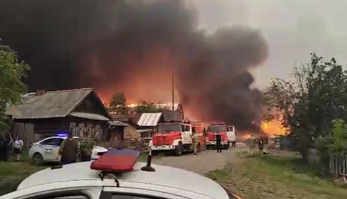 В селе Шайдуриха уже сгорело 39 домов