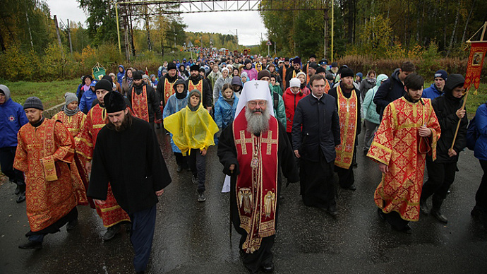 Царский крестный ход в Екатеринбурге: схема перекрытий